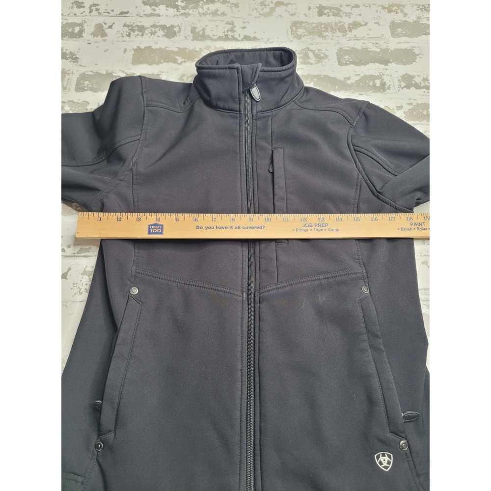 Ariat REAL Softshell Jacket Women's Medium Black … - image 4